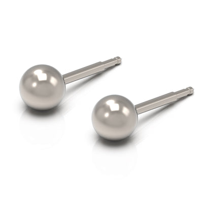 NINA Medikal Titanium Ball Earrings - Classic