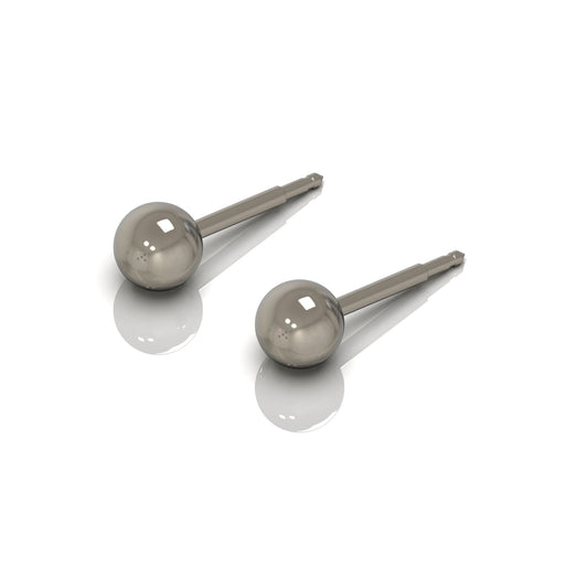 NINA Medikal Titanium Ball Earrings - Classic