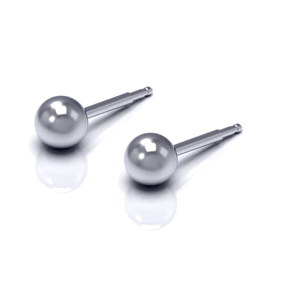 NINA Medikal Titanium Ball Earrings - Classic